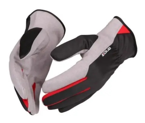 Skóra syntetyczna w rękawicach GUIDE 761 zapewnia trwałość i miękkość dotyku.